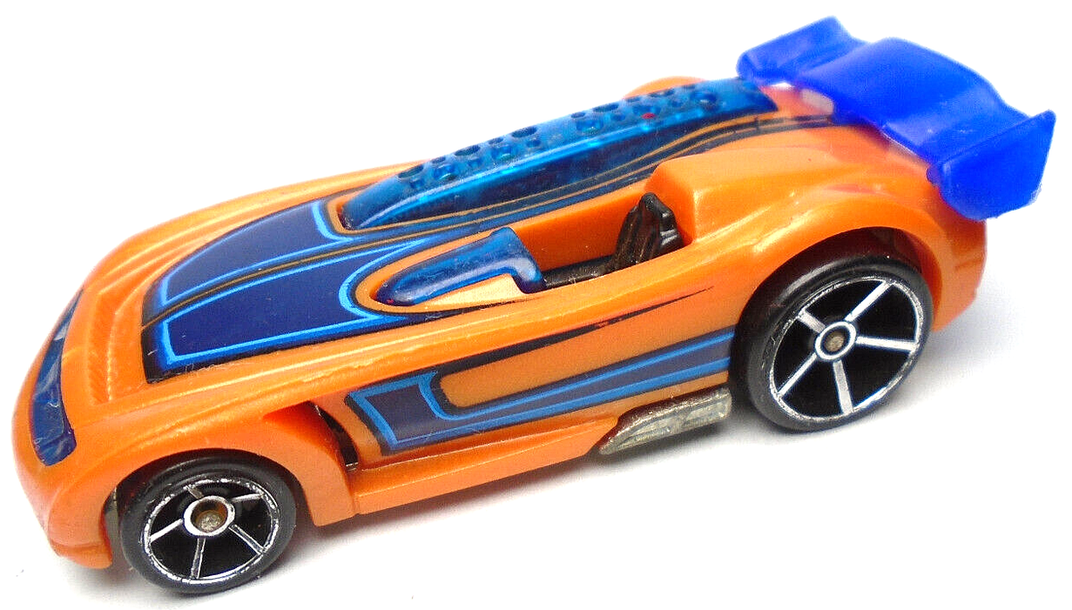 2008 HOT WHEELS BATTLE SPEC TRACK STARS ORANGE 2 7/8