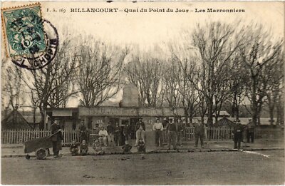 AK Billancourt Quai du Point du Jour Les Marronniers (1391420)