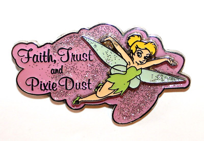 Disney Pin 2016 Tinker Bell In Flight Faith, Trust and Pixie Dust 3D