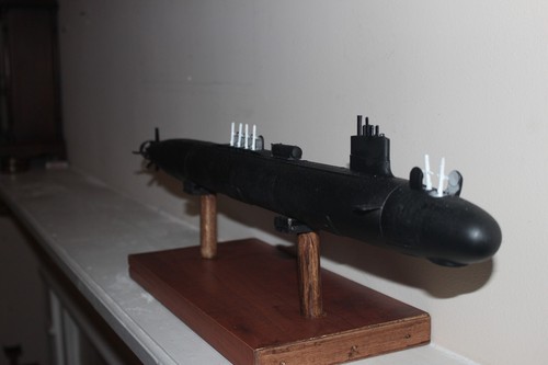 USS Arizona (SSN-803) VA Class Block V SSGN Sub 1:200 scale with Missile Launch - Picture 26 of 26