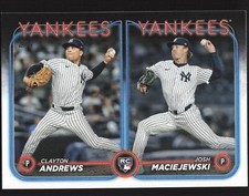 Clayton Andrews / Josh Maciejewski RCOM US163 Baseball 2024 Topps Update Yankees