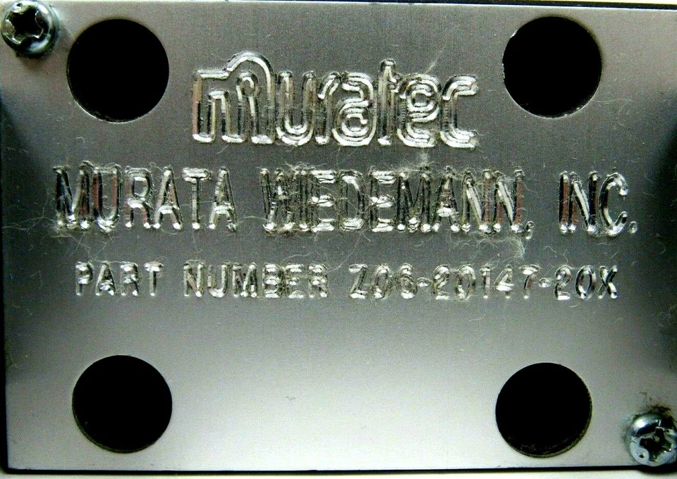 НОВЫЙ ЭЛЕКТРОМАГНИТНЫЙ КЛАПАН MURATEC MURATA Z06-20147-20X Z062014720X - Изображение 3 из 3