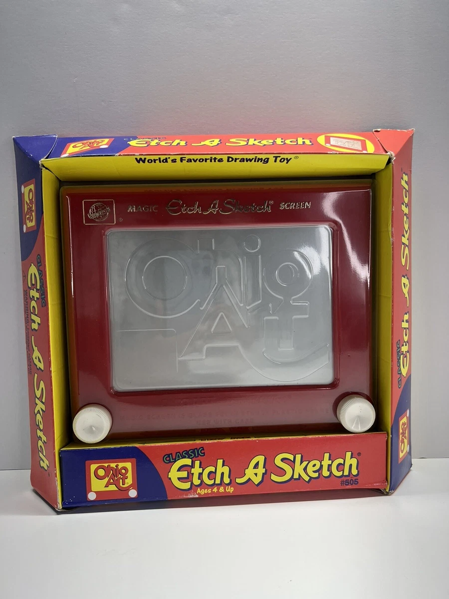 Vintage Etch-A-Sketch and other old-school toys from Ohio Arts