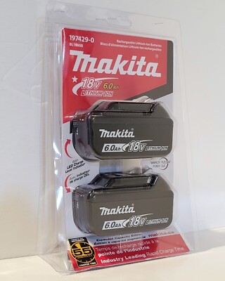 OEM Genuine Makita BL1860B-2 LXT 18V 6Ah 6.0Ah Li-Ion Tool Battery
