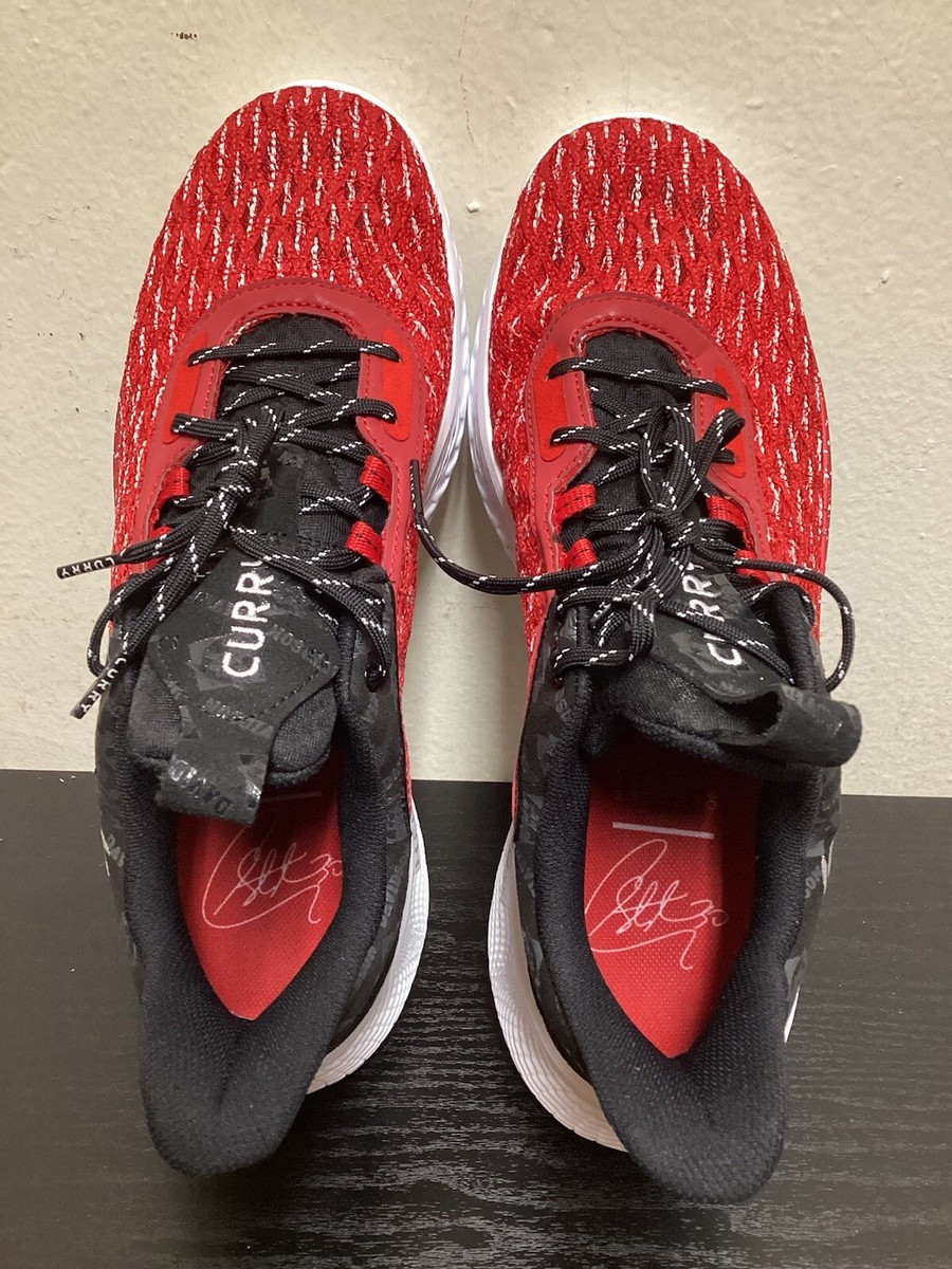 UNDER ARMOUR CURRY FLOW 9 DAVIDSON COLLEGE RED SNEAKERS  display picture 3