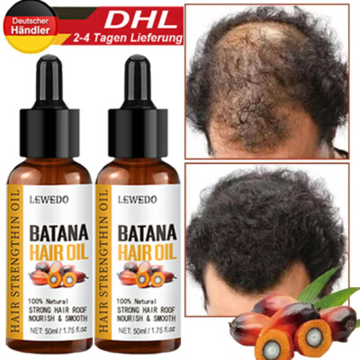 2 Stück Bio Batana Öl Für Haarwachstum Gesundes Und Haarausfall Behandlung 50ml