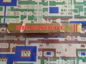 NES Nintendo RBI Baseball CIB Unlicensed Tengen R.B.I. With Poster! TESTED