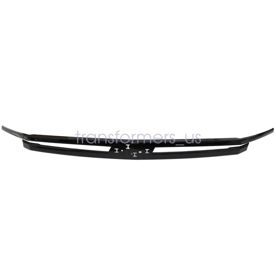 Front Grille Molding Trim Fit 2021-2024 Chevrolet Tahoe Suburban Black Chrome US - Image 2 of 4