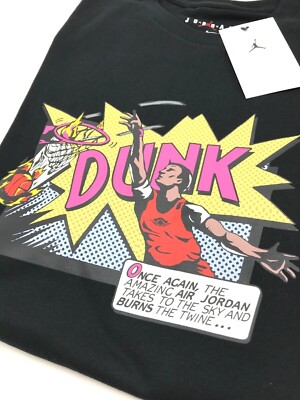 NEW* Men's NIKE AIR JORDAN OFF COURT ESSENTIALS T-SHIRTS BLACK