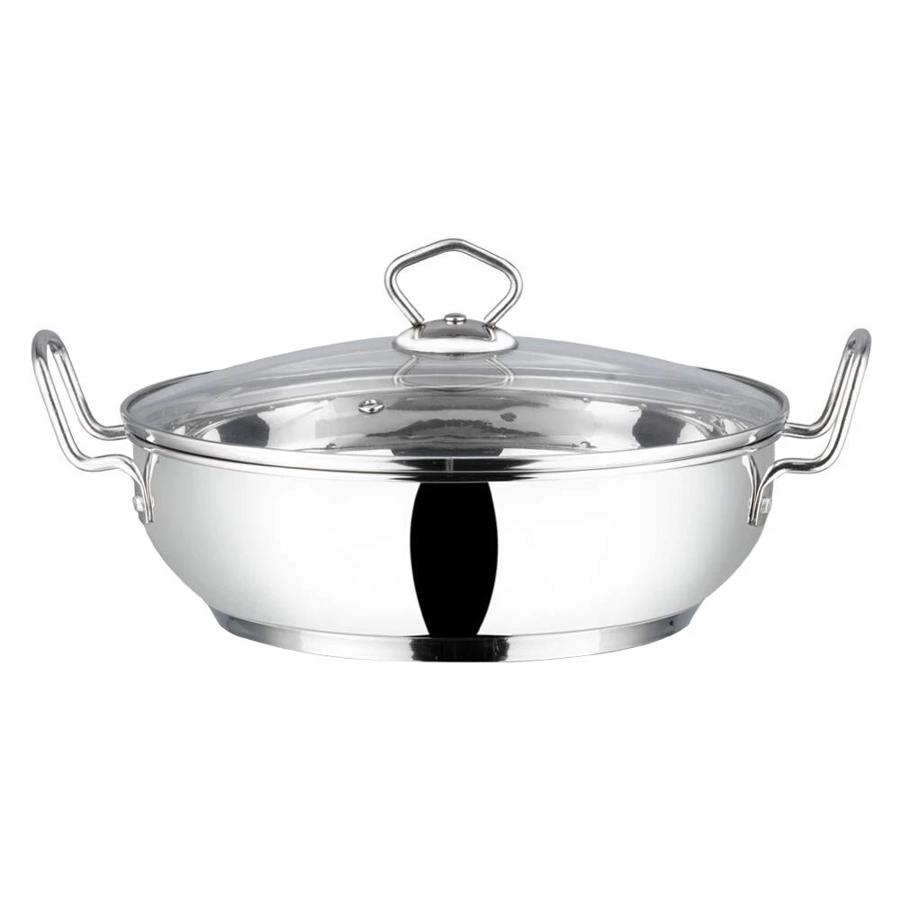 Vinod stainless cheap steel kadai