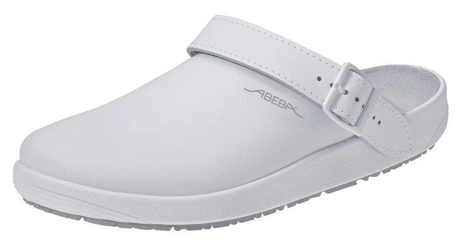 ABEBA Berufsschuhe rubber Clog weiß 9200 Arbeitsschuhe Schuhe Pantoletten Arzt