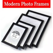 Moderne Foto Bilderrahmen Schwarz Poster FOTOS Rahmen Schreibtisch Hängerahmen UK