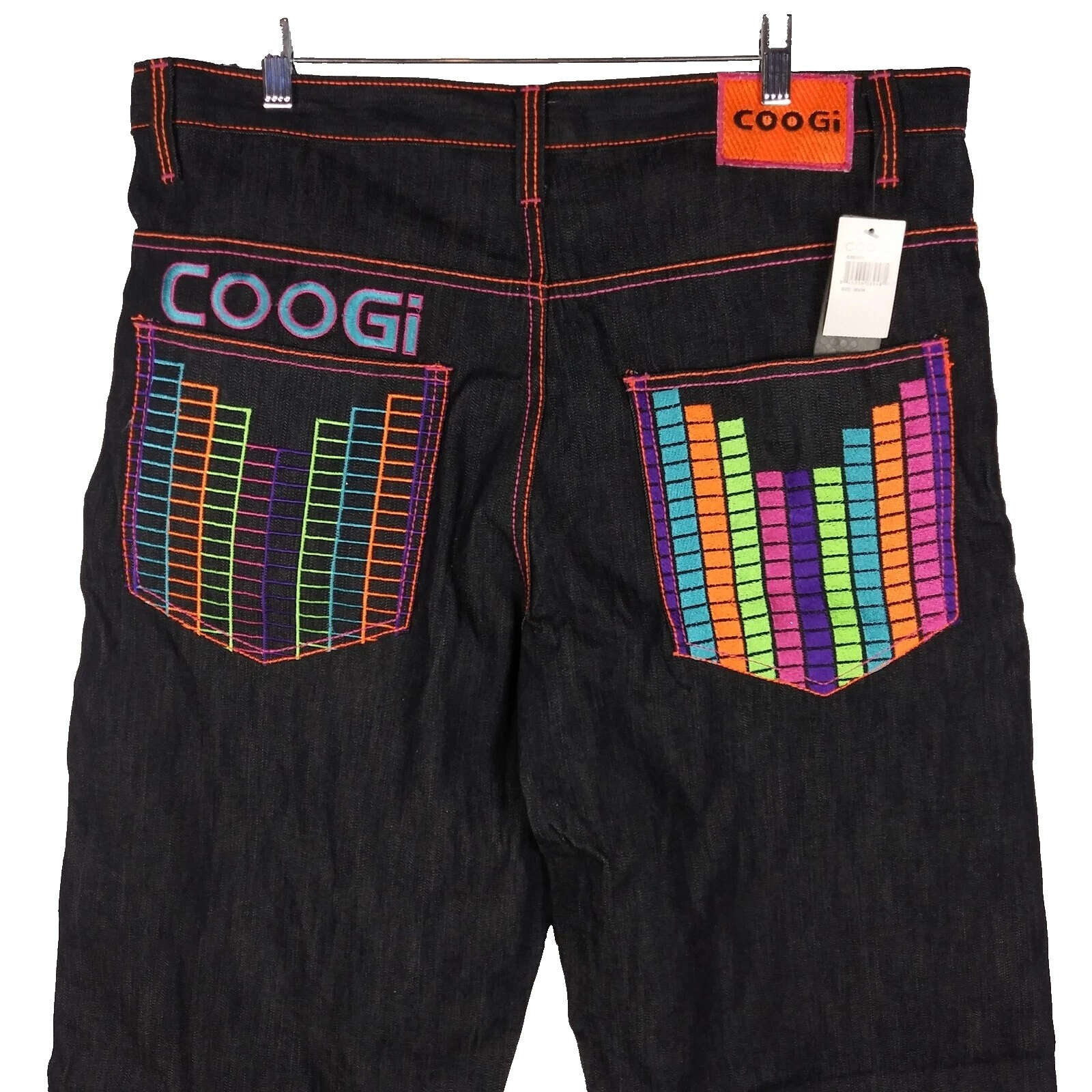 Jeans negros COOGI para hombres