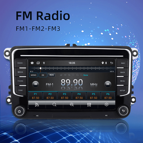 7" Autoradio CarPlay für Golf 5 6 Touran Caddy Polo GPS SAT NAV +BT WIFI 2+32G - Bild 11 von 16