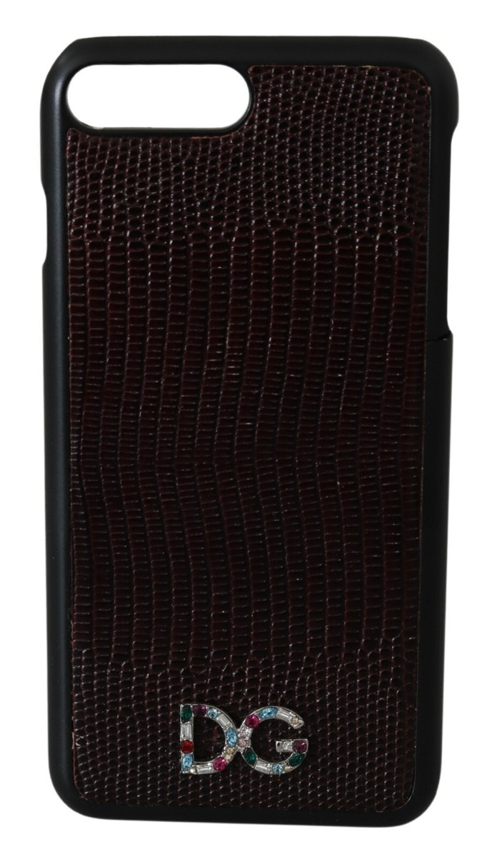 DOLCE&GABBANA - Dolce & Gabbana   iPhone 7・8Plus ケース DOLCE & GABBANA Phone Case Cover Black DG Crystal Logo