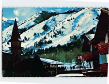 Postcard Teton Village, Jackson Hole Ski Area, Teton Village, Wyoming