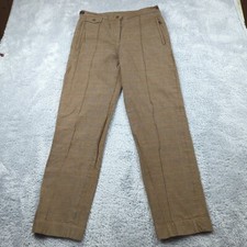 Vintage Lauren Ralph Lauren Pant Women 8 Houndstooth Equestrian Strap Hong Kong