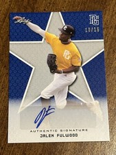 JALEN FULWOOD 2020 Leaf Perfect Game BLUE AUTOGRAPH #10/15 TENNESSEE WESLEYAN