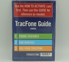 TracFone Cellular Flip Phone Guide LG600G Owner's Manual Only POS21-600G
