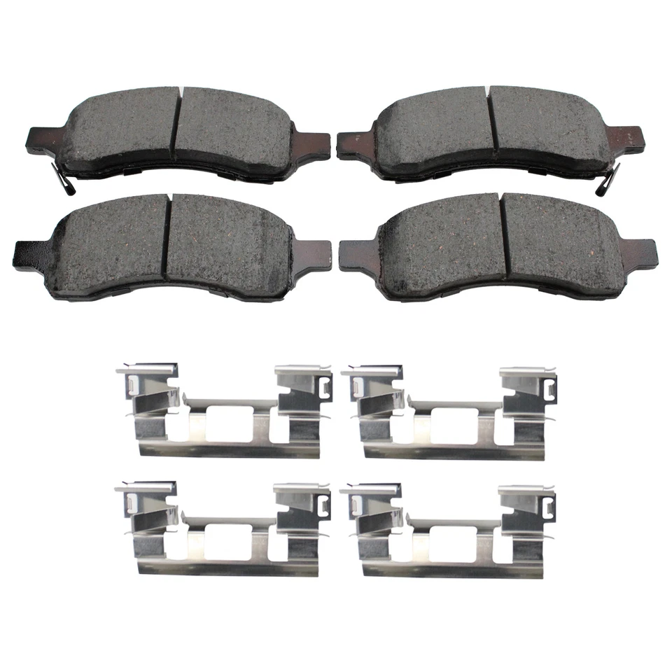 Pastillas de freno de disco delanteras ProAct Akebono para Buick Rainier GMC Canyon Saab 9-7x Foto 4 de 4