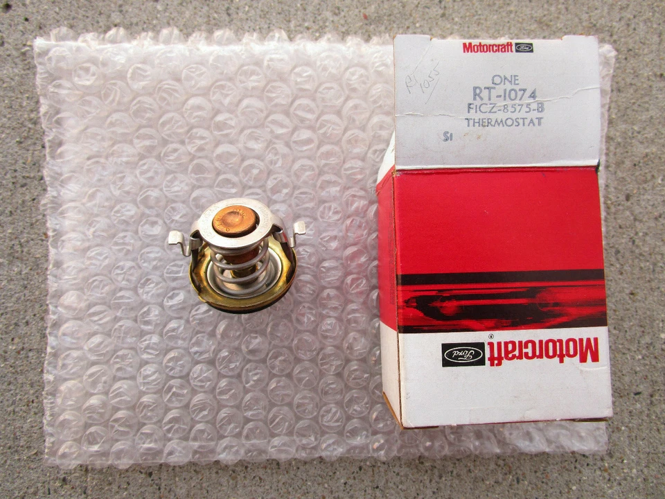 ТЕРМОСТАТ ОХЛАЖДАЮЩЕЙ ЖИДКОСТИ ДВИГАТЕЛЯ FORD F1CZ-8575-B F1CZ8575B MOTORCRAFT RT-1074 ОТ ОРИГИНАЛЬНОГО ПРОИЗВОДИТЕЛЯ НОВЫЙ - Изображение 3 из 4