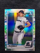 2020 Bowman Draft Chrome 1st Refractor #BD-112 Zach McCambley  Marlins Stock Pic