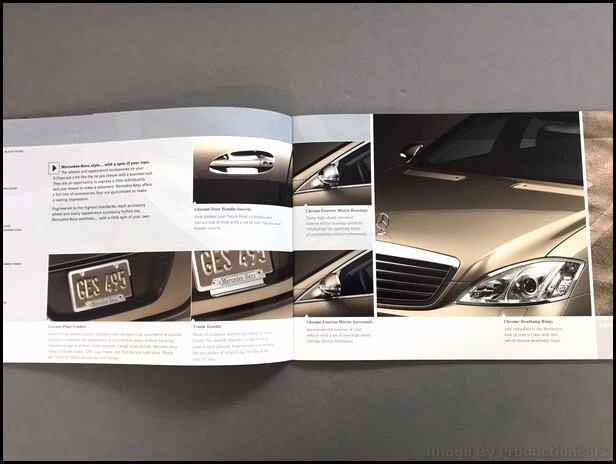2006 Mercedes Benz S600 S500 Factory Original Accessories Brochure Catalog Foto 4 de 4