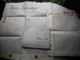 Rochdale Delph Saddleworth. 1880's Indenture assignment velum. d