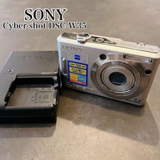 SONY Cyber-shot DSC-W35 Silver Compact Digital Camera No English Menu Japan