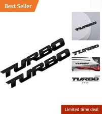 Stylish 3d Turbo Car Emblem Badges - Easy Self-adhesive Installation