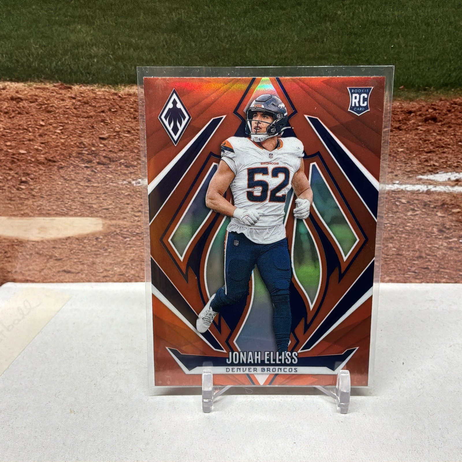 2024 Panini Phoenix - Rookies Jonah Elliss #207 Orange Fade (RC)