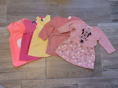 Mädchen Kleiderset Gr. 62/68 Lupilu Disney Fox&Bunny 5-teilig