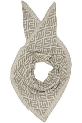Zwillingsherz Schal Damen Tuch Strickschal Loop Beige #0lvn1ie