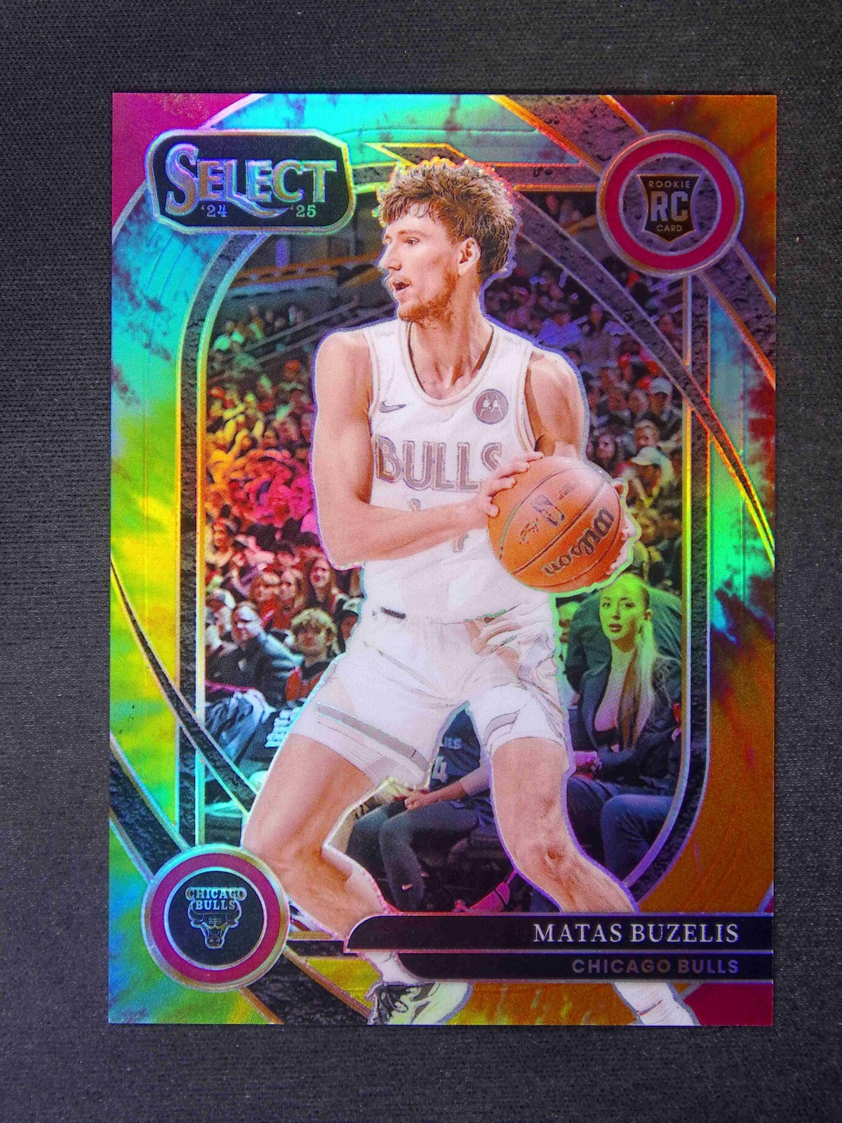 2024-25 Panini Select Matas Buzelis #277 RC Rookie Courtside Tie-Dye /25