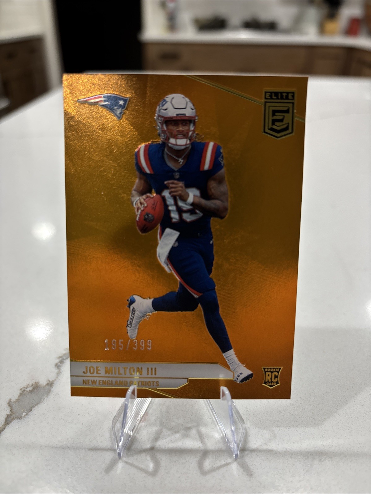 2024 Panini Donruss Elite - Rookies Joe Milton III #115 Orange /399 (RC)