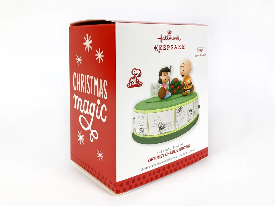 Lot 8054 Peanuts Hallmark Optimist Charlie Brown + Sound + Bewegung, Weihnachten - Bild 2 von 4