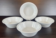 4 Alfold Hungary White Porcelain 7 1/4” Narrow Rimmed Soup Salad Chili Bowls