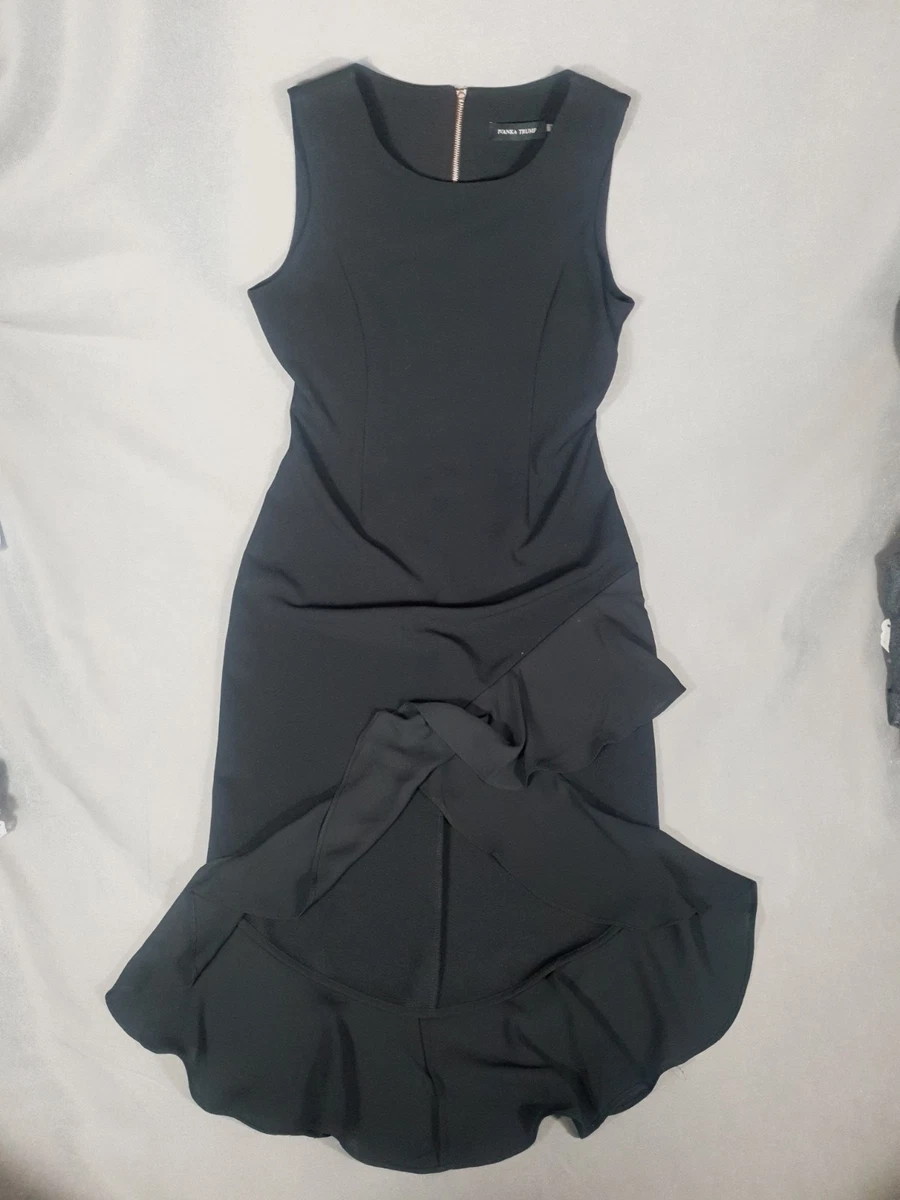 Robe Noire Casual/professionnelle Ivanka Trump Taille 4 - Sans Manches Genou - Neuf Avec étiquettes