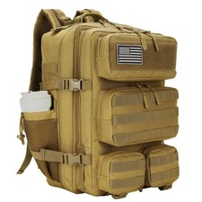 MoonWang 55L Tactical Backpack Heavy Duty Military Rucksack Molle Backpack 3 Day
