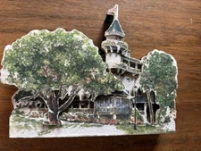 Patsy Gullette Collection 3D Art Sculpted Silhouette Jekyll Island Club 1997 EUC