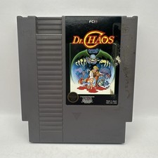 Dr Chaos Nintendo Entertainment System NES 1988 Game Cartridge
