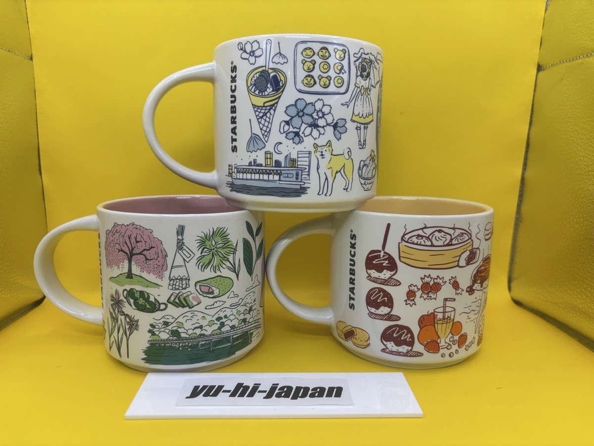 Starbucks Japan Mug 14oz Been There Series Tokyo/Kyoto/Osaka