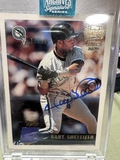 2024 Topps Archives Signature Series Gary Sheffield Auto #80 11/15 Marlins