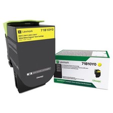 Lexmark 71B10Y0  Lexmark Toner Yellow 2.3k CS317 CS417 CS517 CX317 CX417 CX517