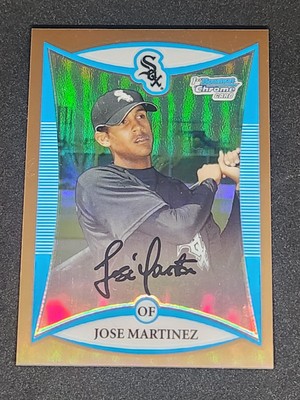2008 Bowman Chrome Prospects Gold Refractor /50 Jose Martinez #BCP179