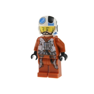 1x Lego Minifigur Star Wars Temmin 'Snap' Wexley Pilot Helm Visier 75125 sw0705 - Bild 1 von 3
