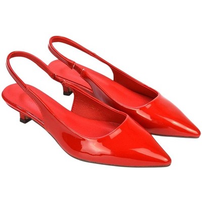 XY London - Damen Pumps ''Jenny'', Sling Back, Kitten Heel (XY159)
