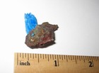 0.9" SMALL RARE NATURAL CHALCANTHITE CRYSTAL CLUSTER W/ MATRIX ARIZONA, USA 5.2g — photo 2