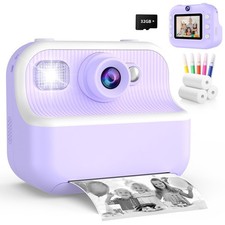 Kids Camera Instant Print, Toys for 3-12 Year Old Girls Christmas Birthday Gi...