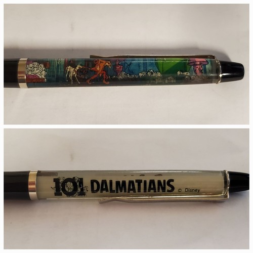 Vintage Floater Pen, Disney 101 Dalmatiner, Floaty Pen, Pongo